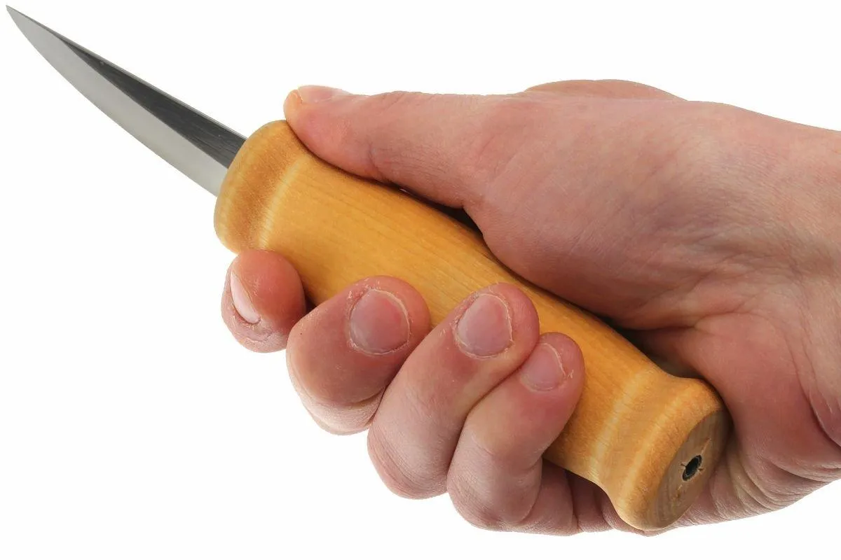 Mora Wood Carving 105, acero laminado